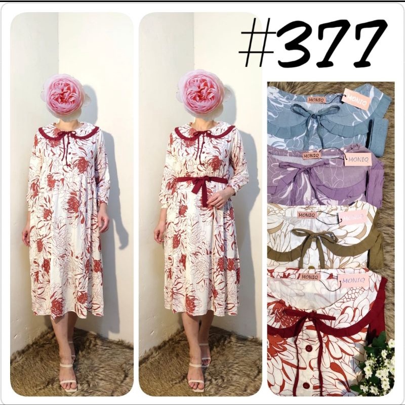 Dress Midi Rayon Moniq #377