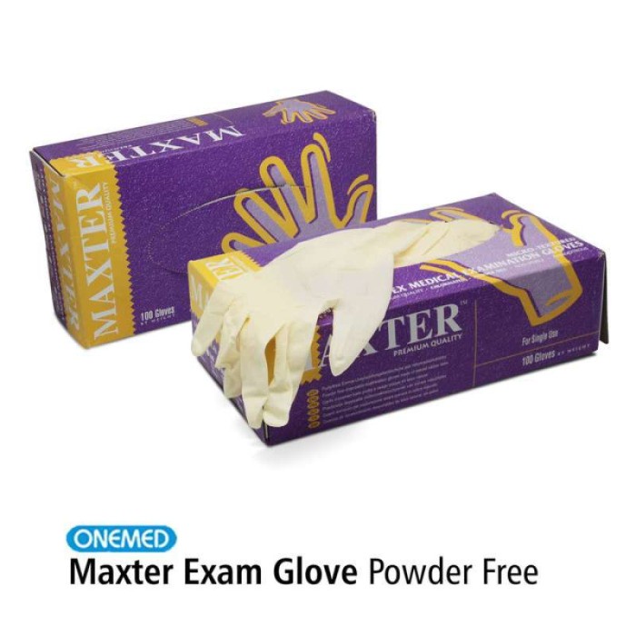 Sarung Tangan Maxter Exam Glove Non Powder Size L OJ2