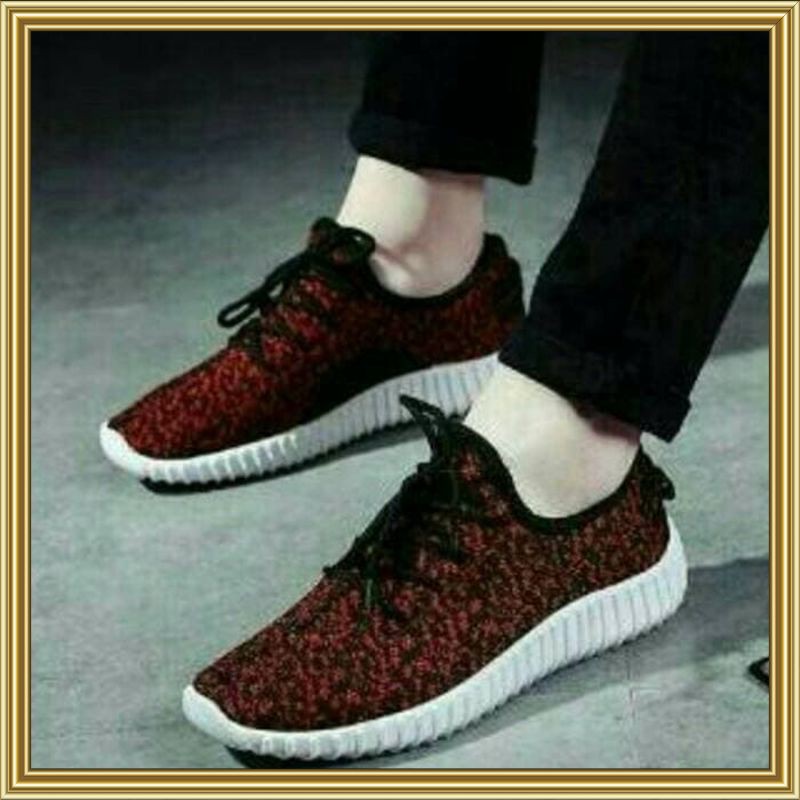 SEPATU wanita YEZZY MERAH - Merah 36