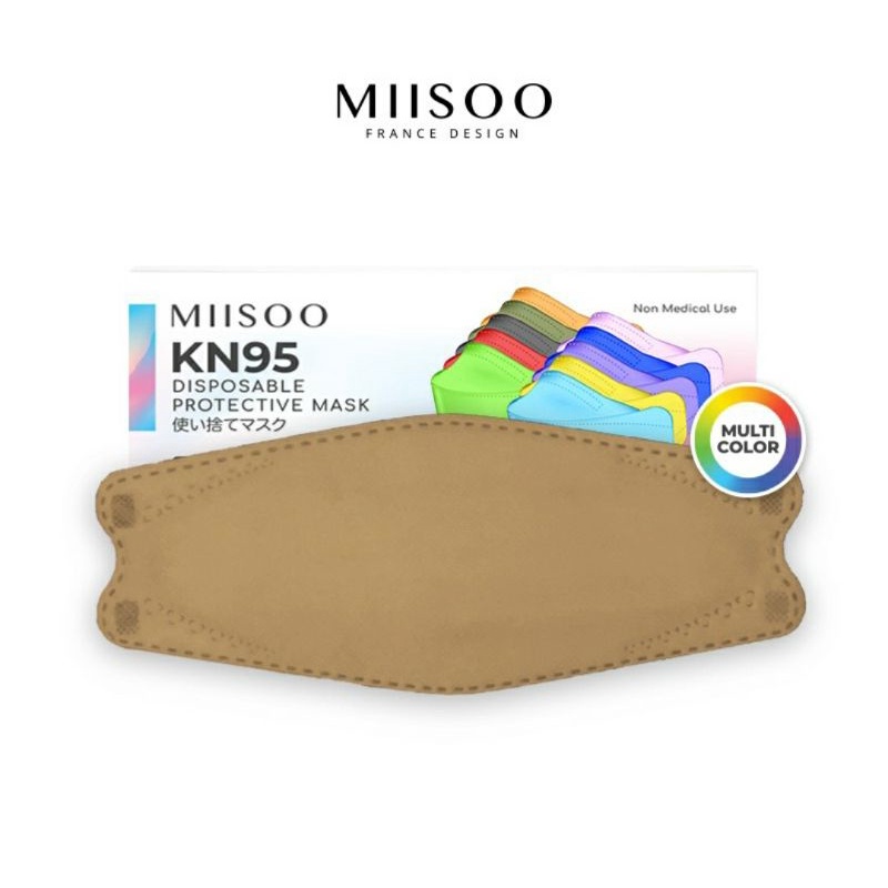 Masker MIISOO KN95 4PLY BFE 95%
