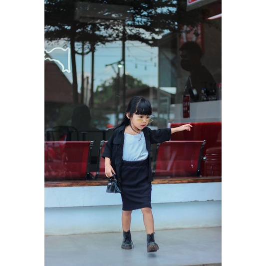 Kemeja Crincle Kids by Keenanthi / Atasan Anak Murah / Kemeja Crincle Anak