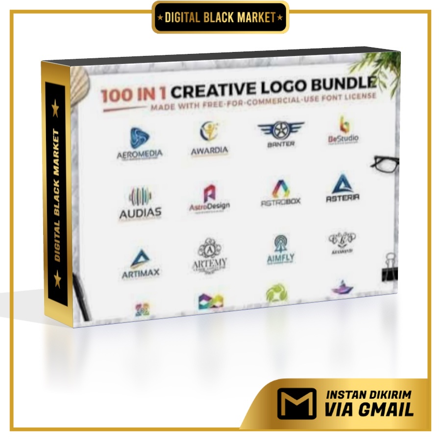 100 In 1 Creative Logo Bundle - Photoshop &amp; Illustrator