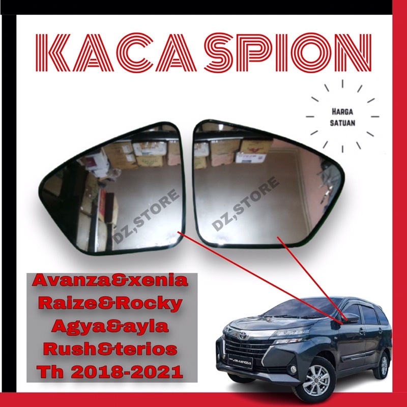 Jual Kaca Spion Avanza Terios Rush Agya Rocky Raize 2018 2019 2020 2021