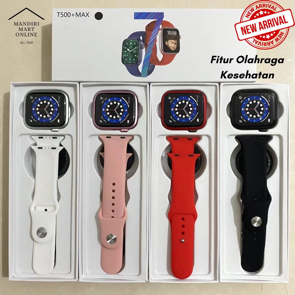 T500 Plus / T500 Max Smartwatch Layar Touchscreen 1.7 inch Koneksi Bluetooth Smartwatch Seri 7 Hiwatch Tombol Putar Aplikasi Fitpro / Smartwatch Olahraga Dan Kesehatan