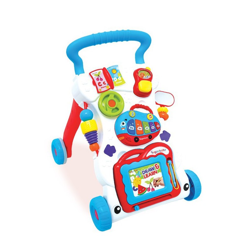 Sugar Baby Mini Car Push Walker Trunkey Red Blue Merah Biru