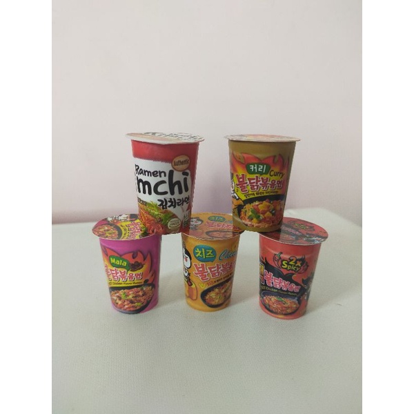 Magnet tempelan kulkas miniatur mie cup/minuman cup/ boba