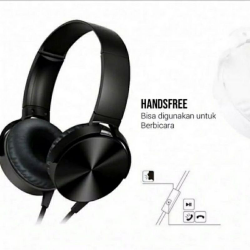 Headphone headset Bando PPT-450 stereo EXTRA Bass