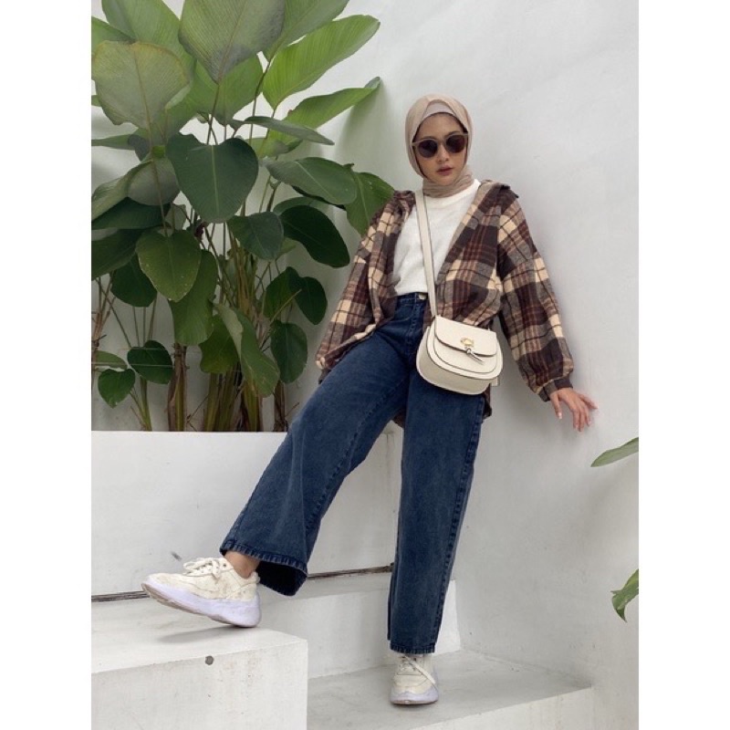 Kimberly Flanel Shirt / Kemeja Flanel / Kemeja Flanel Oversize-Coco Ld 130