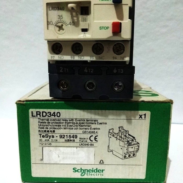 ORIGINAL! SCHNEIDER OVERLOAD LRD 340 (30-40A)