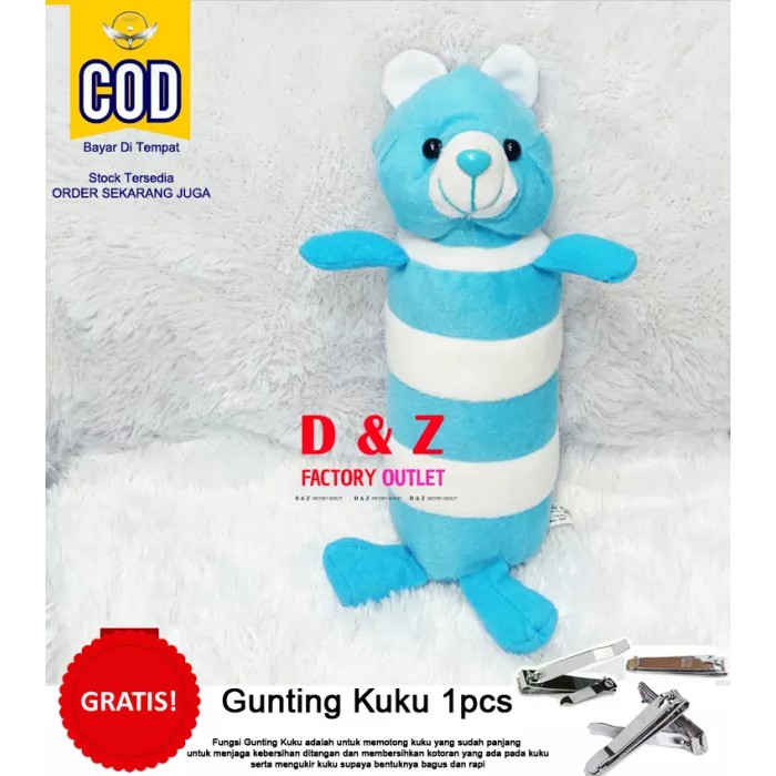 Boneka Bear Beruang Blue Mainan anak anak Guling anak Mainan anak murah Guling karakter - Berhadiah