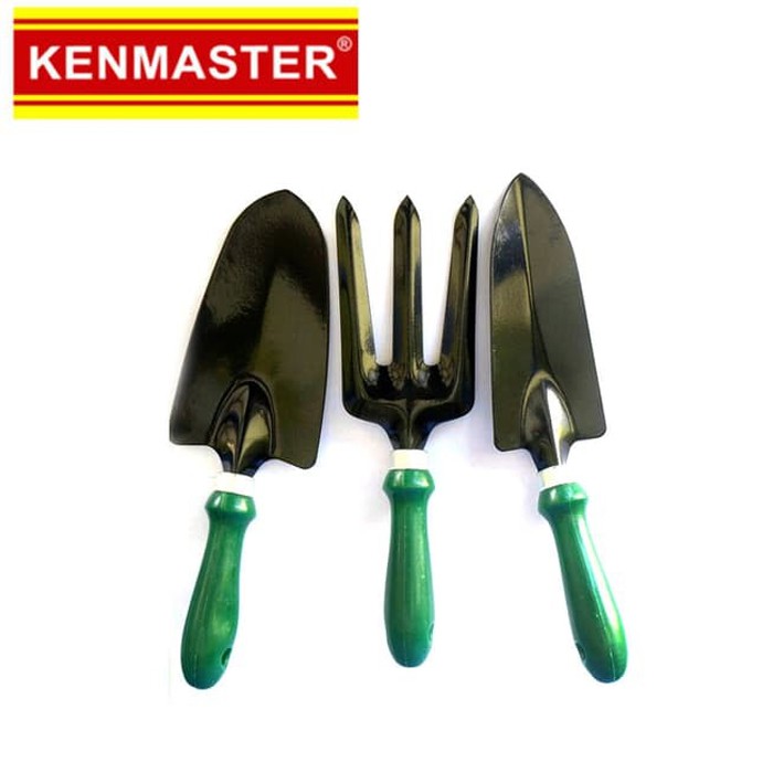 Sekop Taman 3pcs - Garpu Mini - Kenmaster Alat Perkebunan Garden Tools