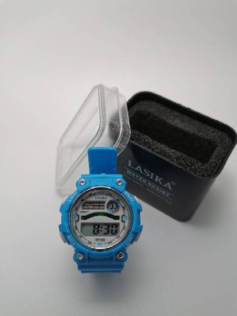 Jam tangan digital Anak Anak dan remaja water Resist Lasika 7106