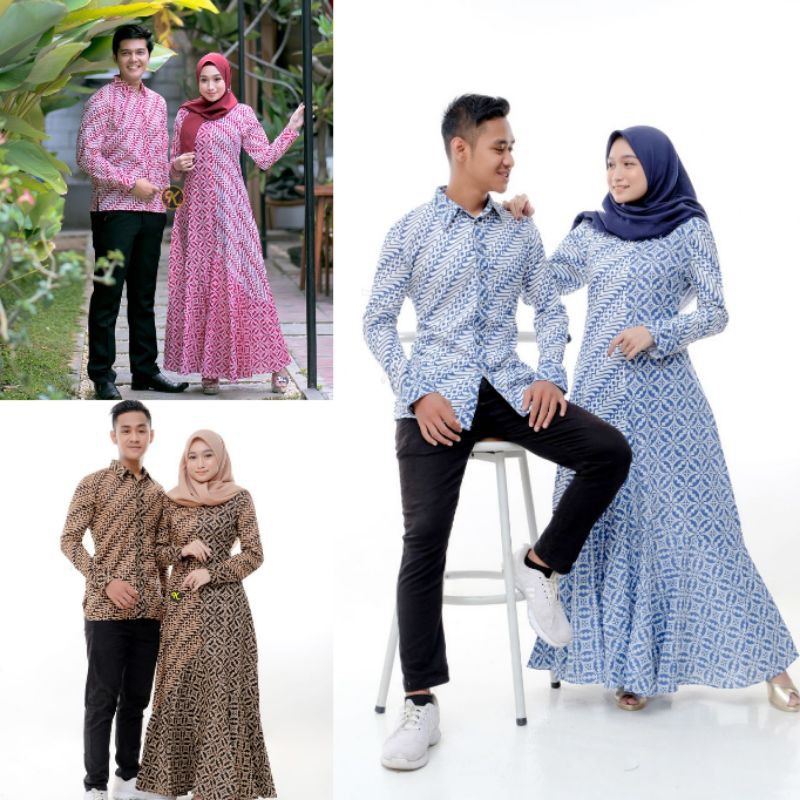 NEW FESHION COUPLE BATIK LAWASAN ORIGINAL KARYA PEKALONGAN