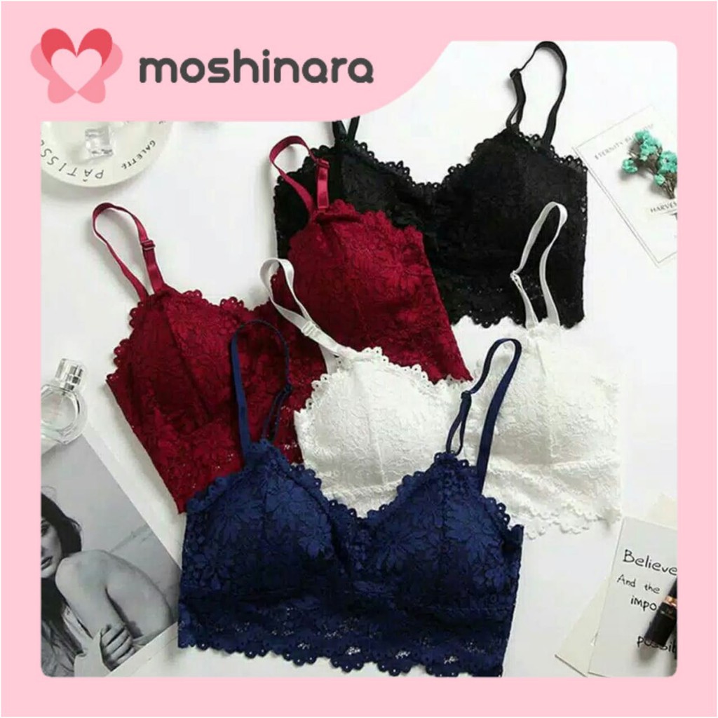 Bralette BH Wanita Bra Tanpa Kawat Sport Jumbo Sorex Remaja Crop Top Korea Underwear Kemben Tali