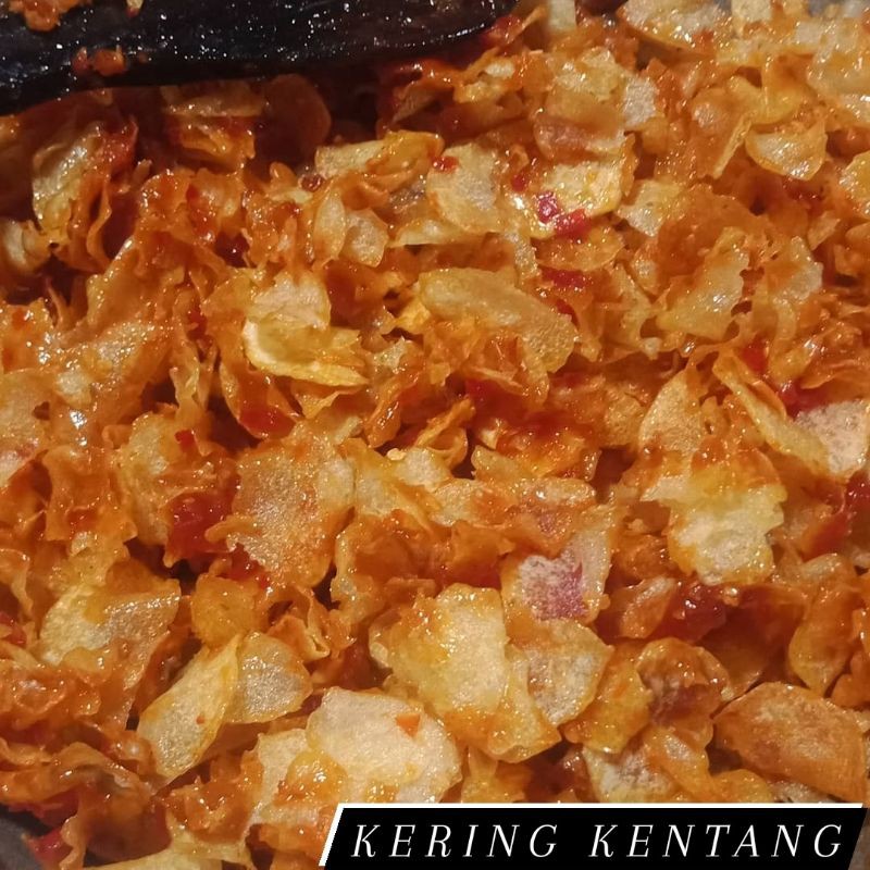 

kering kentang pedas manis kemasan 150gr