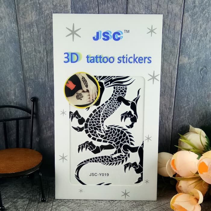 CLEARANCE SALE - JSC Tattoo Sticker Stiker Tato Fake Mudah Dipasang Dan DIhapus