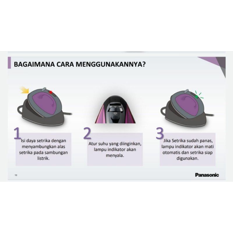 cash Setrika uap tanpa kabel (Cordless Iron)