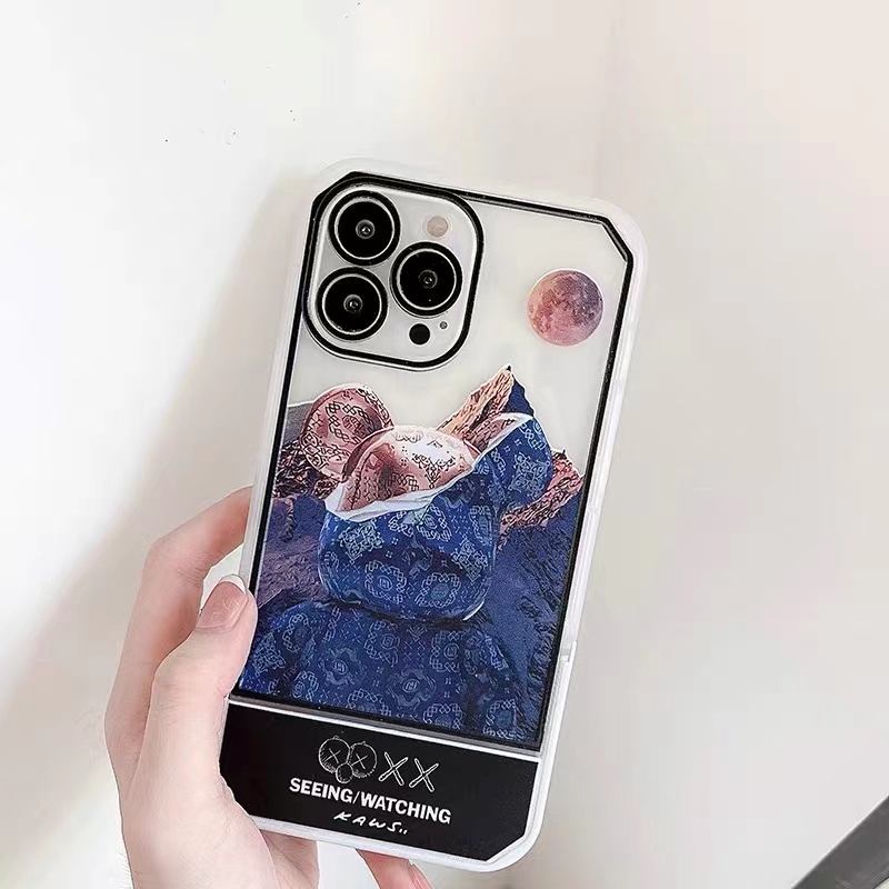 Soft Case Bahan Silikon TPU Motif Beruang Untuk IPhone 13 12 11 Pro Max XS XR X 8 7 6S Plus SE 2020