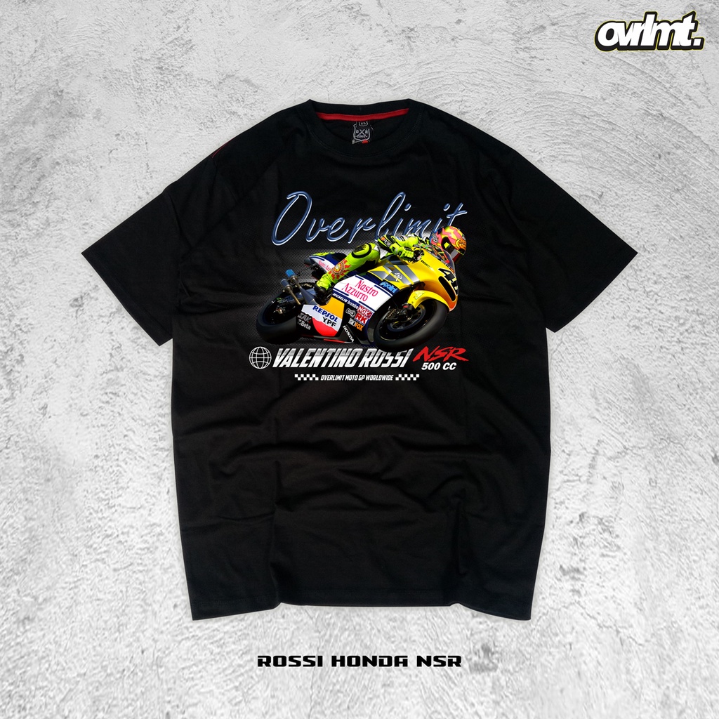 T-SHIRT | OVERSIZE | ROSSI | HONDA NSR | MOTO GP | OVERLIMIT