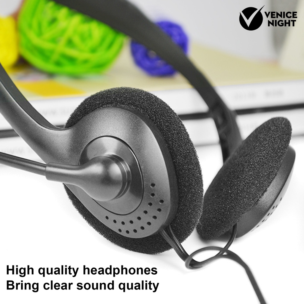 (VNEP) (Berkabel) 900 Headset Gaming Over Ear Deep Bass Noise Reduction Dengan Kabel Jack 3.5MM