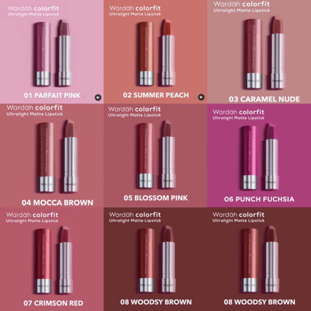 WARDAH COLORFIT ULTRALIGHT MATTE LIPSTICK