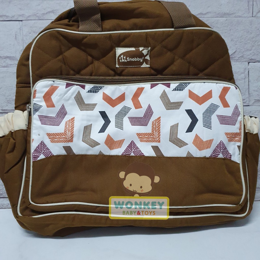 Snobby Tas Bayi Besar / Sedang / Kecil Saku Print TPT5871 / 5872 / 5873 Artsy Series