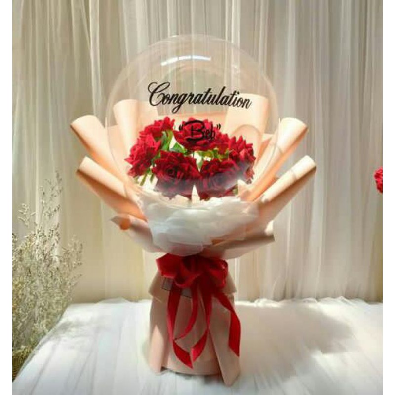 Buket Balon / Gift Balon / Kado Wisuda / Kado Ulang Tahun