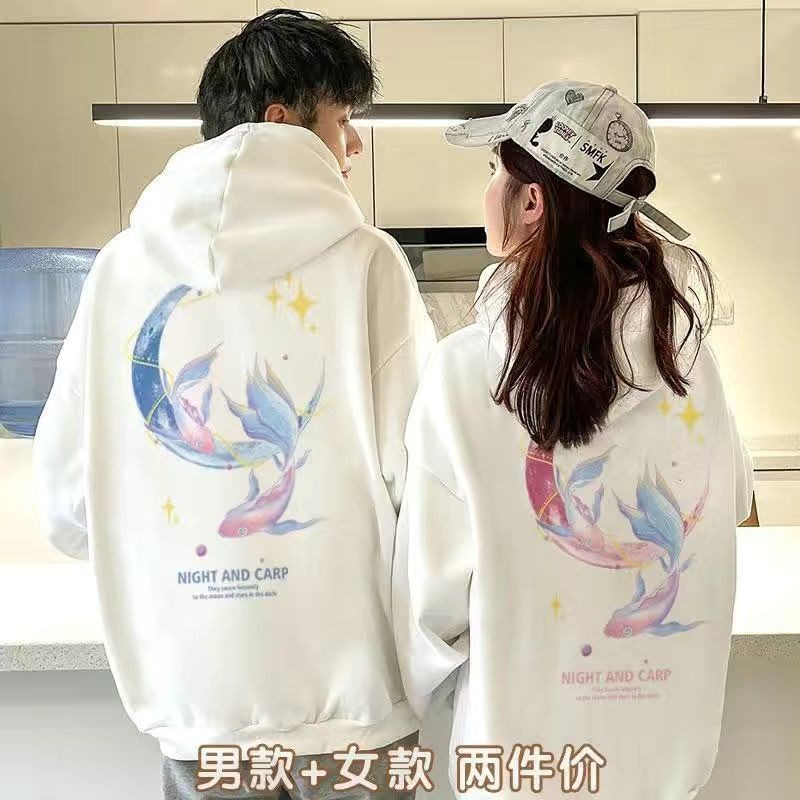 PROMO COD Hoodie Couple Pasangan Pria Wanita Trift Crop Hoodie Jamper Jemper Switer Hoedie Hodiie Hodei Sweter Couple Cople Coupel Claw money couple Hoodie sweater Plush thickened lazy sCLAW MONEY