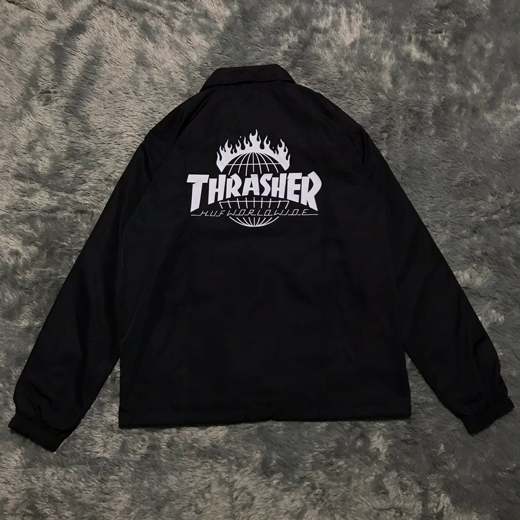 Coach Jaket Thrasher x Huf Premium Mirror