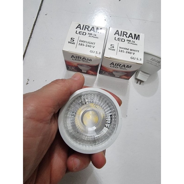 Airam Led Sorot MR16 spotlight 5w 5 watt mr-16 220 Volt. halogen led