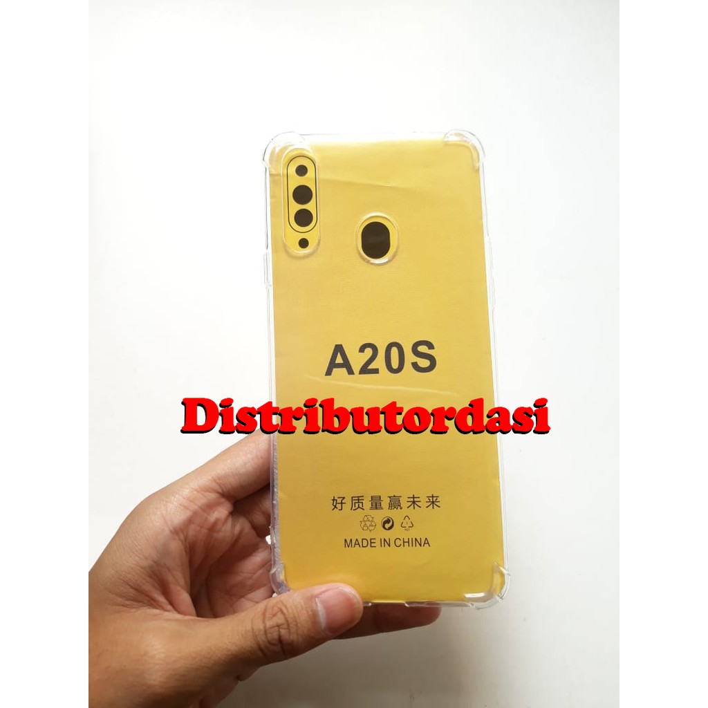 anticrack SOFTCASE CASE TPU SILIKON CASING SAMSUNG A20S ready stok