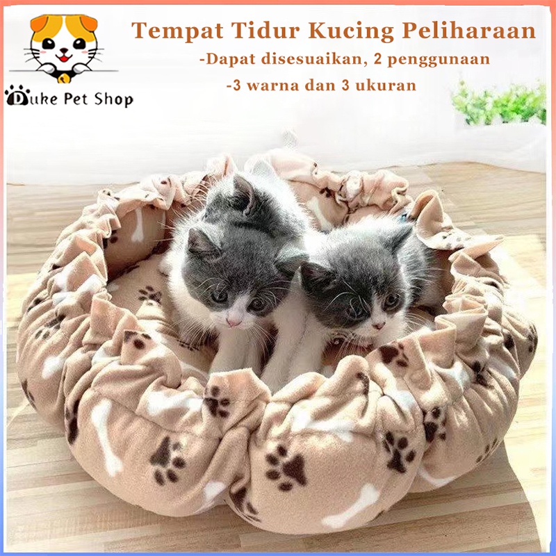 Tempat tidur kucing ukuran yang dapat disesuaikan kasur kucingdua kegunaan kucing murah bantal alas tidur hewan peliharaan kucing