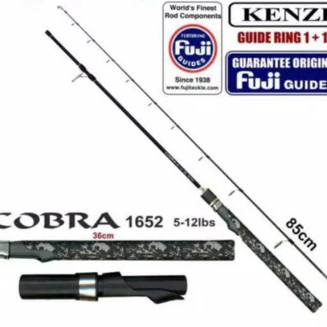 Joran pancing kenzi cobra 12lb 165cm