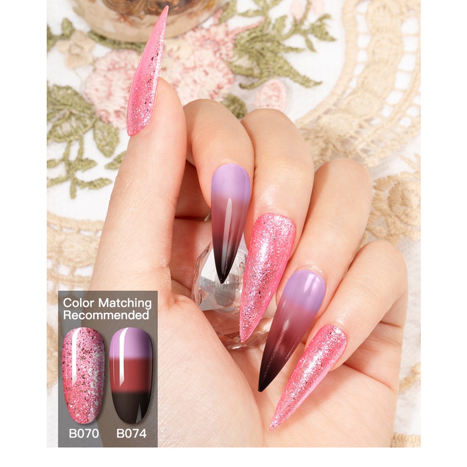 (41-86) Rosalind Kutek UV Gel Polish Kutek Cat eye, Glitter, Temperature Change, Glow in the dark/Rosalind Nail Gel Polish/Cat eye Gel polish/Glitter UV gel/Kutek UV LED/Kutek glow in the dark