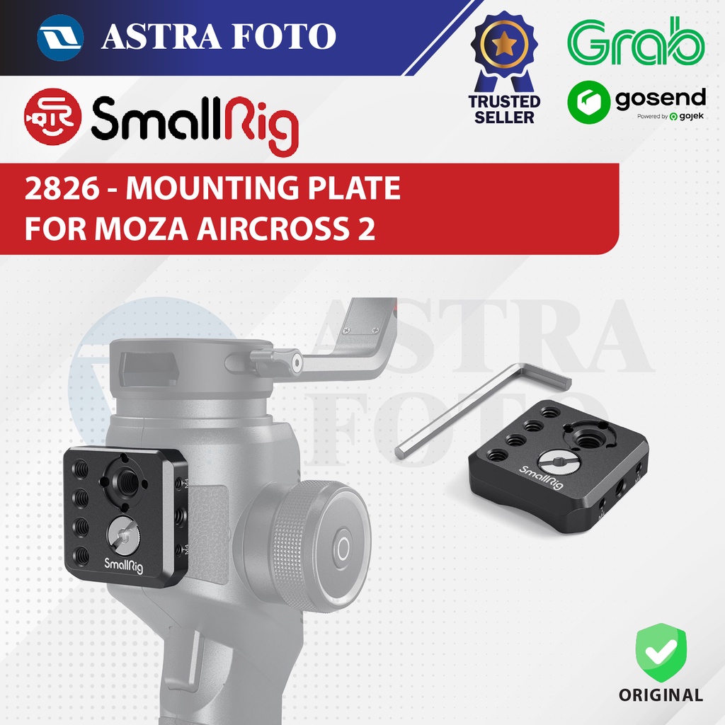 SMALLRIG MOUNTING PLATE FOR MOZA AIRCROSS 2 | 2826