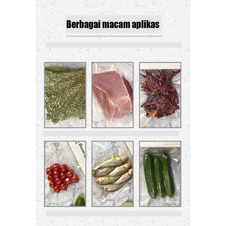 COD/ready stock/Peluncuran produk baru！Mesin Vacuum Sealer Makanan FOOD GRADE / Alat SEALER MAKANAN Hampa Udara