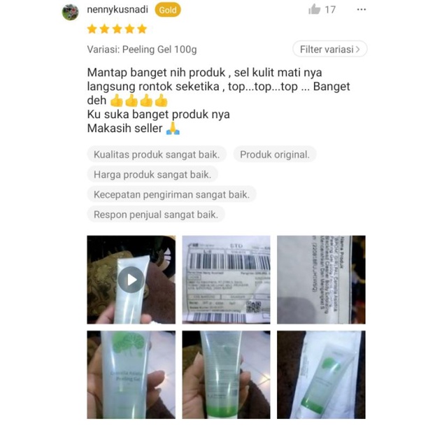 GIRLPAL CENTELLA ASIATICA PEELING GEL | FACIAL EXFOLIATING | MENCERAHKAN WAJAH