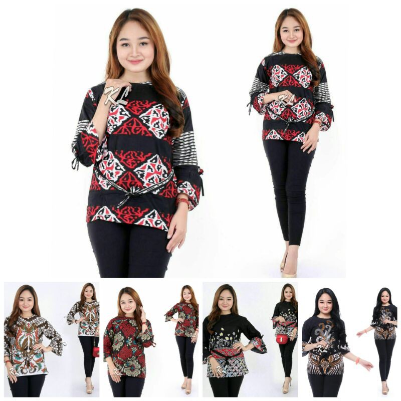 murah blus batik/baju batik wanita