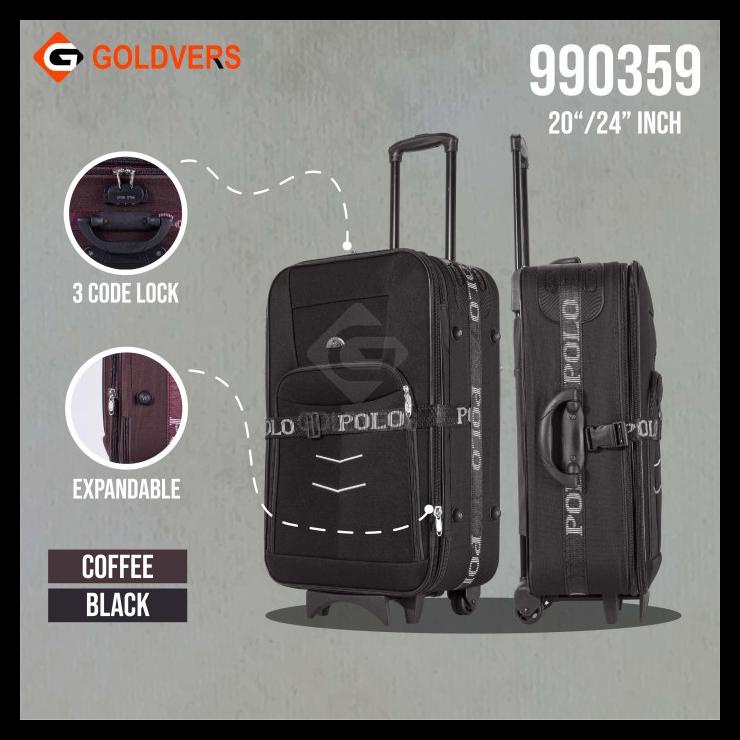 Koper Polo Gear Kanvas#Koper Polo Twin Kanvas Size 24" Original Brand