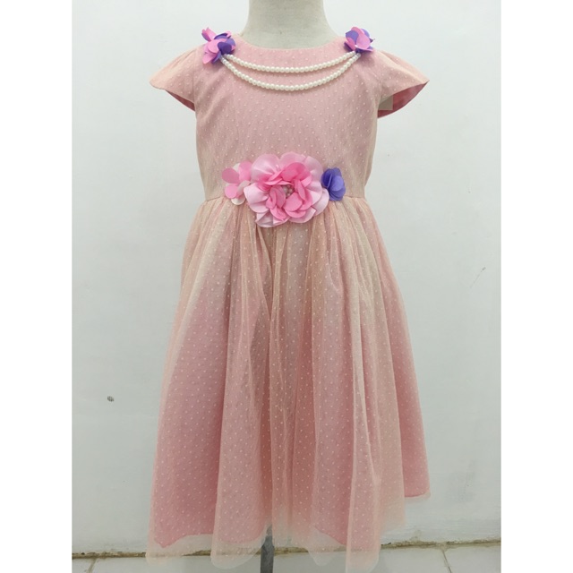 Baju gaun pesta ulang tahun anak umur 4-10th