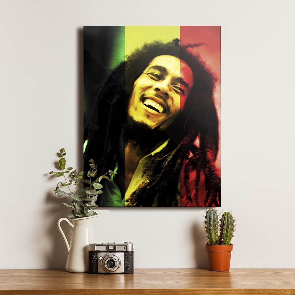 Bob Marley Poster Kayu Dekorasi Pajangan Dinding Rumah Wall Decor