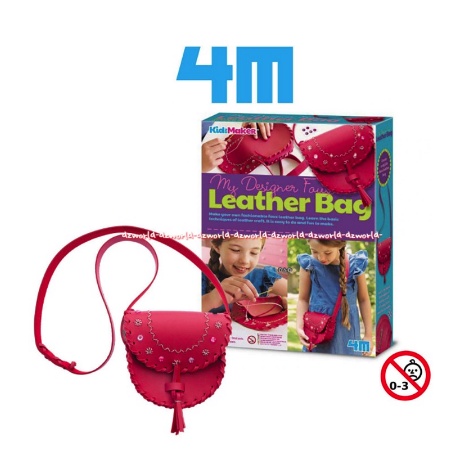 4M My Designer Fawless Leather Bag Kidsmaker Kreasi Membuat Tas Kulit Sendiri Untuk Anak Mydesigner for Bags