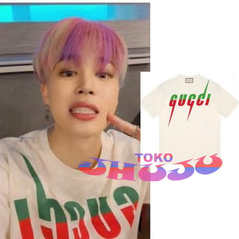 Baju T shirt BTS Jimin Blade Tshirt printing guci