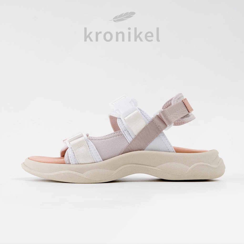 [PREMIUM LOKAL BRAND] KRONIKEL PROJECT // LEVI 2-in-1 Sandals - Cherry Blossom