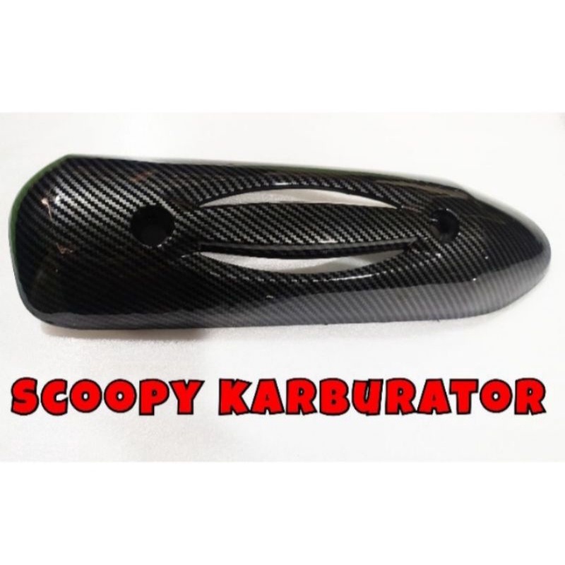 Tutup Knalpot Scoopy Karburator Scoopy Karburator Karbon