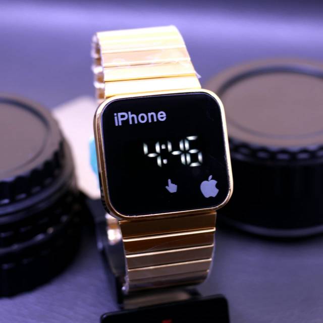 JAM TANGAN WANITA IPHONE LED JARI TOUCH SCREEN