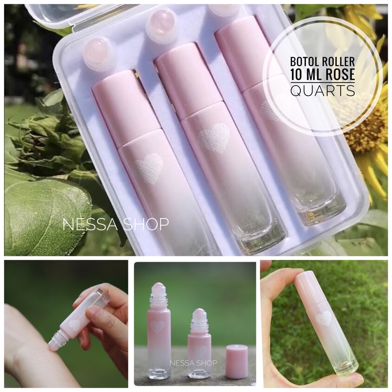 LIMITED! Roller Kaca Tebal Warna 10 ml import /Botol Perfume UV Protection