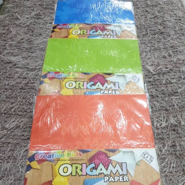 

Melipat Origami Crowning uk 16x16 isi 10pak