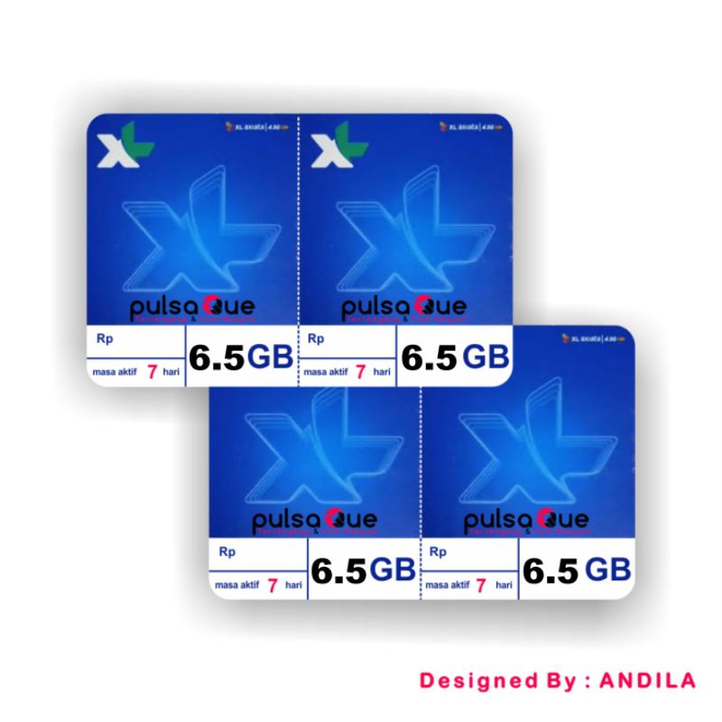 Voucher XL HOTROD 6,5 GB | 7 Hari [NASIONAL]