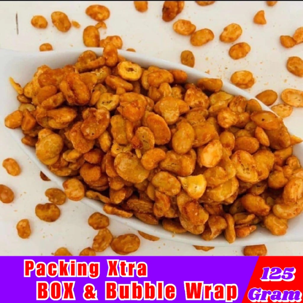 

jajanan Kacang Koro Pedas 125gr / Kacang Merci Balado - Hufaida Snack